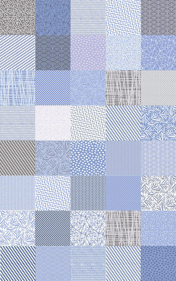 UNO 25X40 RAINBOW BLUE